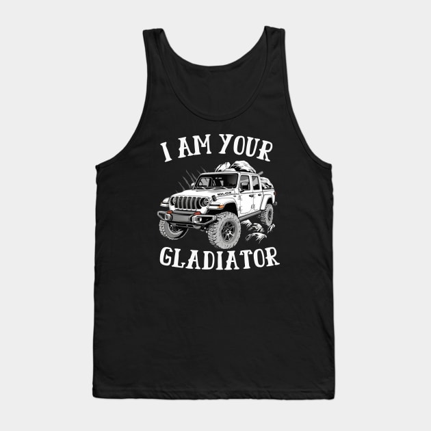 Jeep-gladiator Tank Top by WordsOfVictor